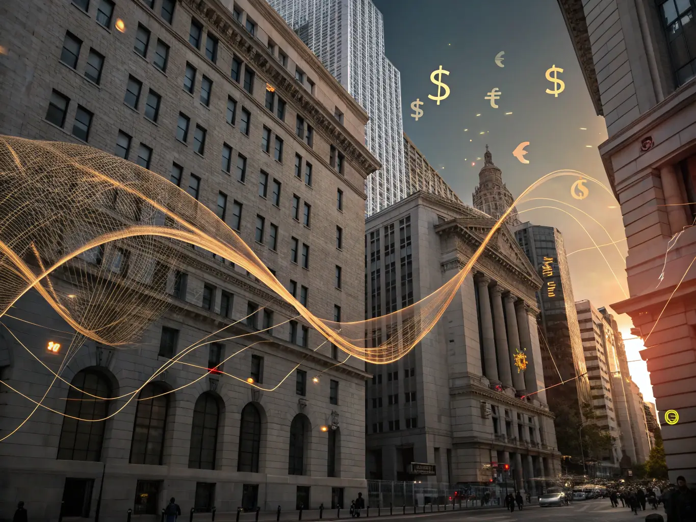 An abstract graphic representing complex financial data, with sections obscured or unclear, symbolizing the challenge of unclear financials for businesses.